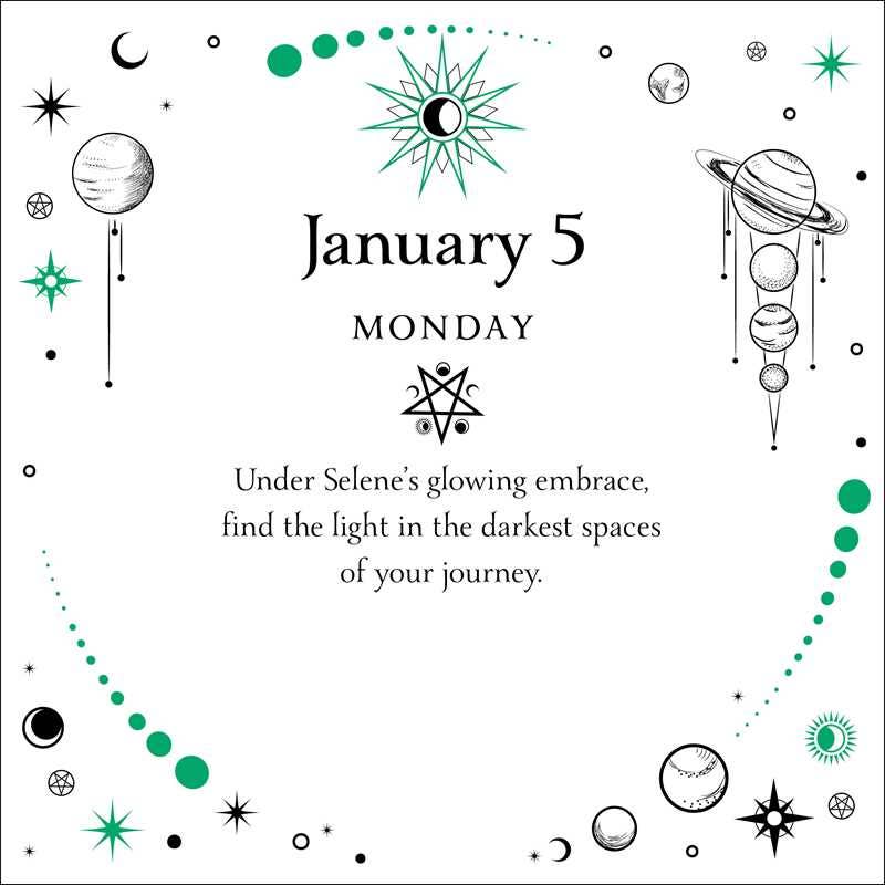 2026 Witch's Calendar: Daily Magick Day-to-Day Calendar by Barbara Meiklejohn-Free