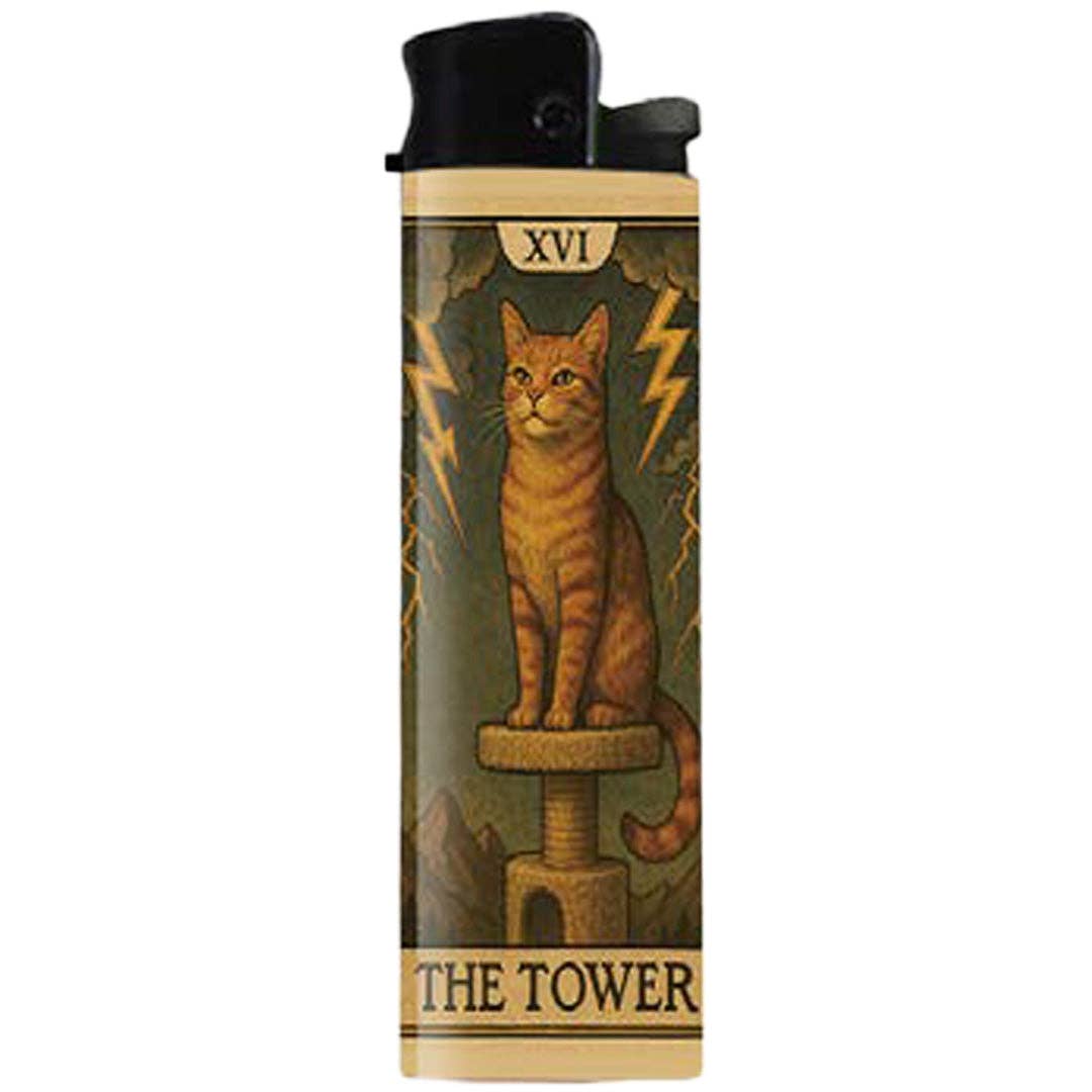 The Cat Tower Tarot Lighter
