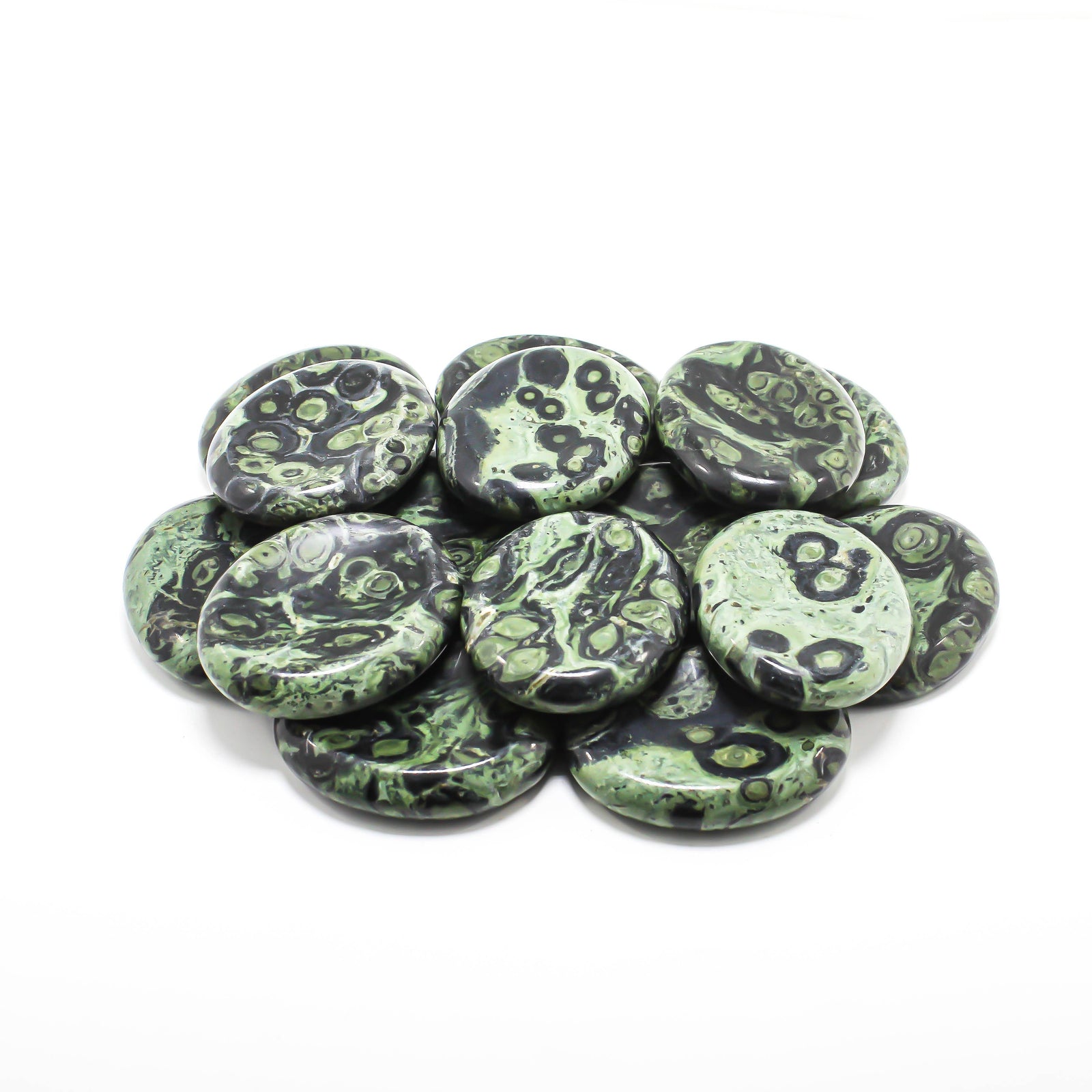 Kambaba Jasper Worry Stone – for Calm, Grounding & Peace