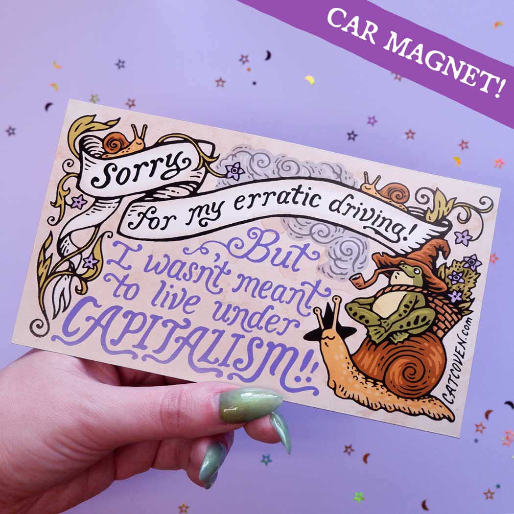 Capitalism - Car Magnet