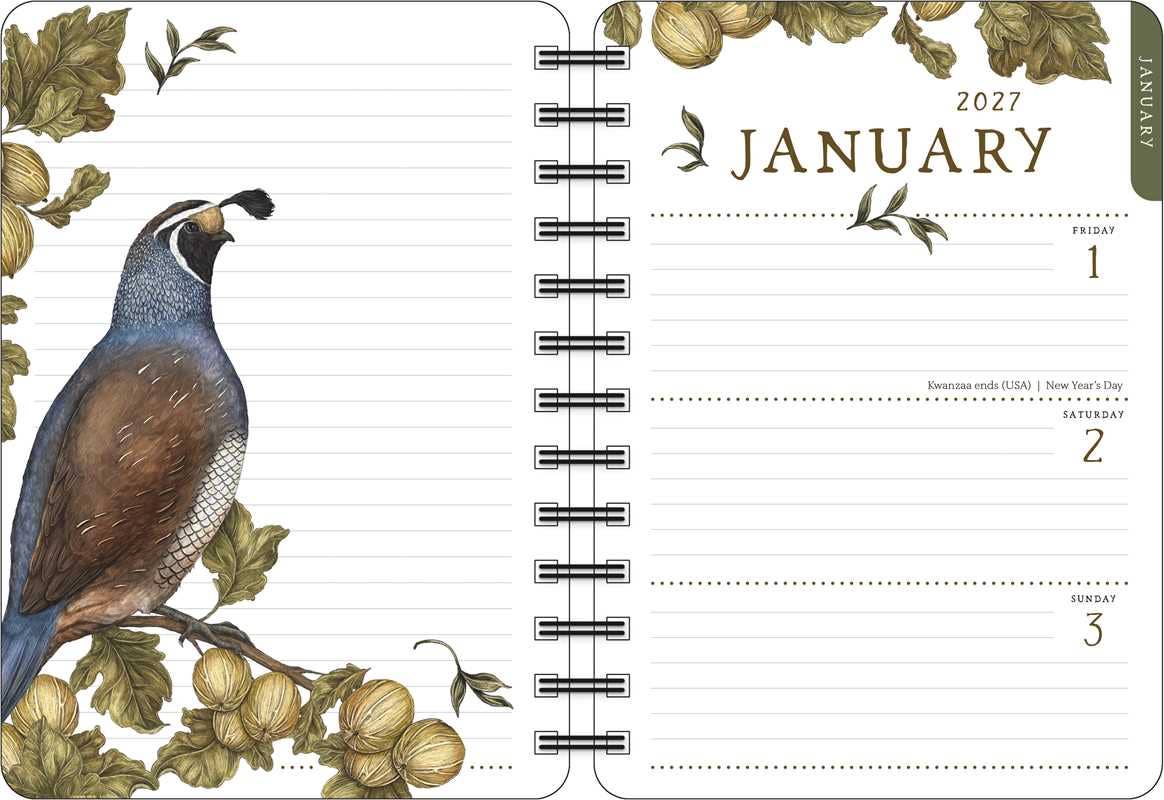Woodland Wardens 2027 Weekly Planner by Jessica Roux