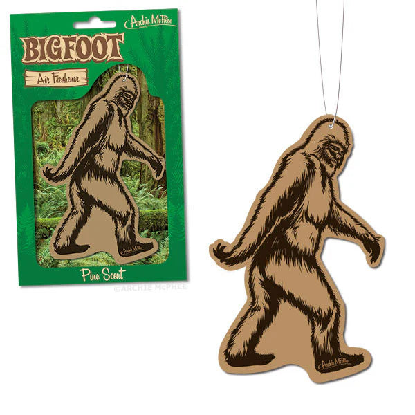 Bigfoot Deluxe Car Air Freshener 🌲 5" Pine-Scented Cryptid