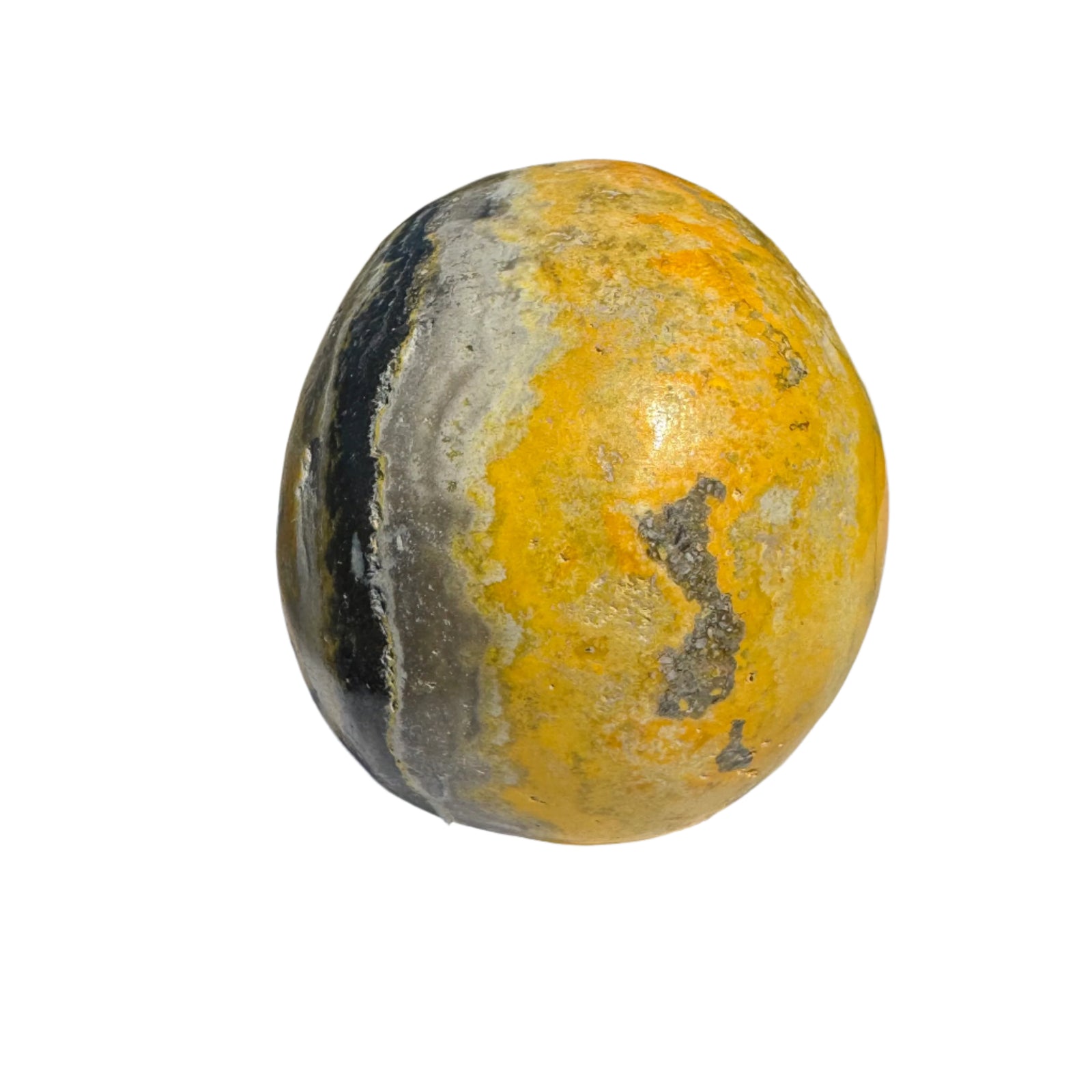 Bumblebee Jasper Natural Crystal Skull 3"