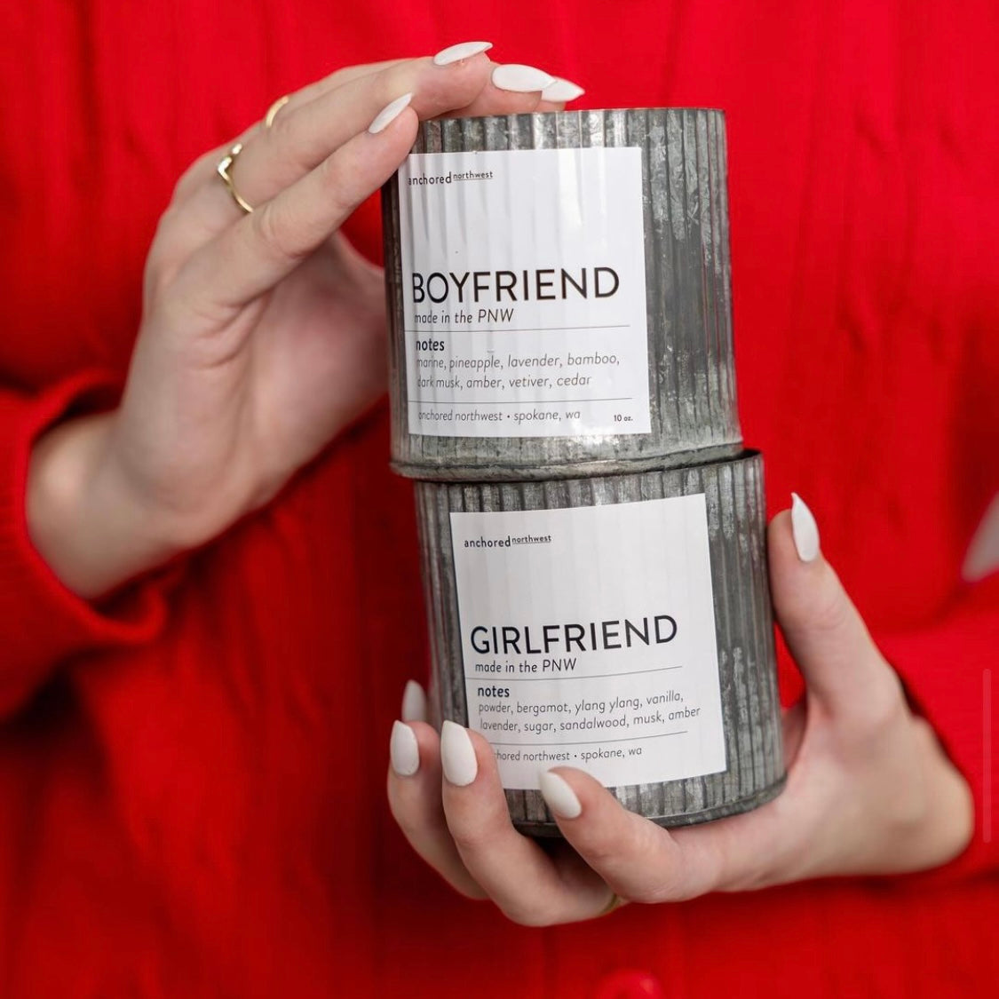 Girlfriend Wood Wick Rustic Farmhouse Soy Candle