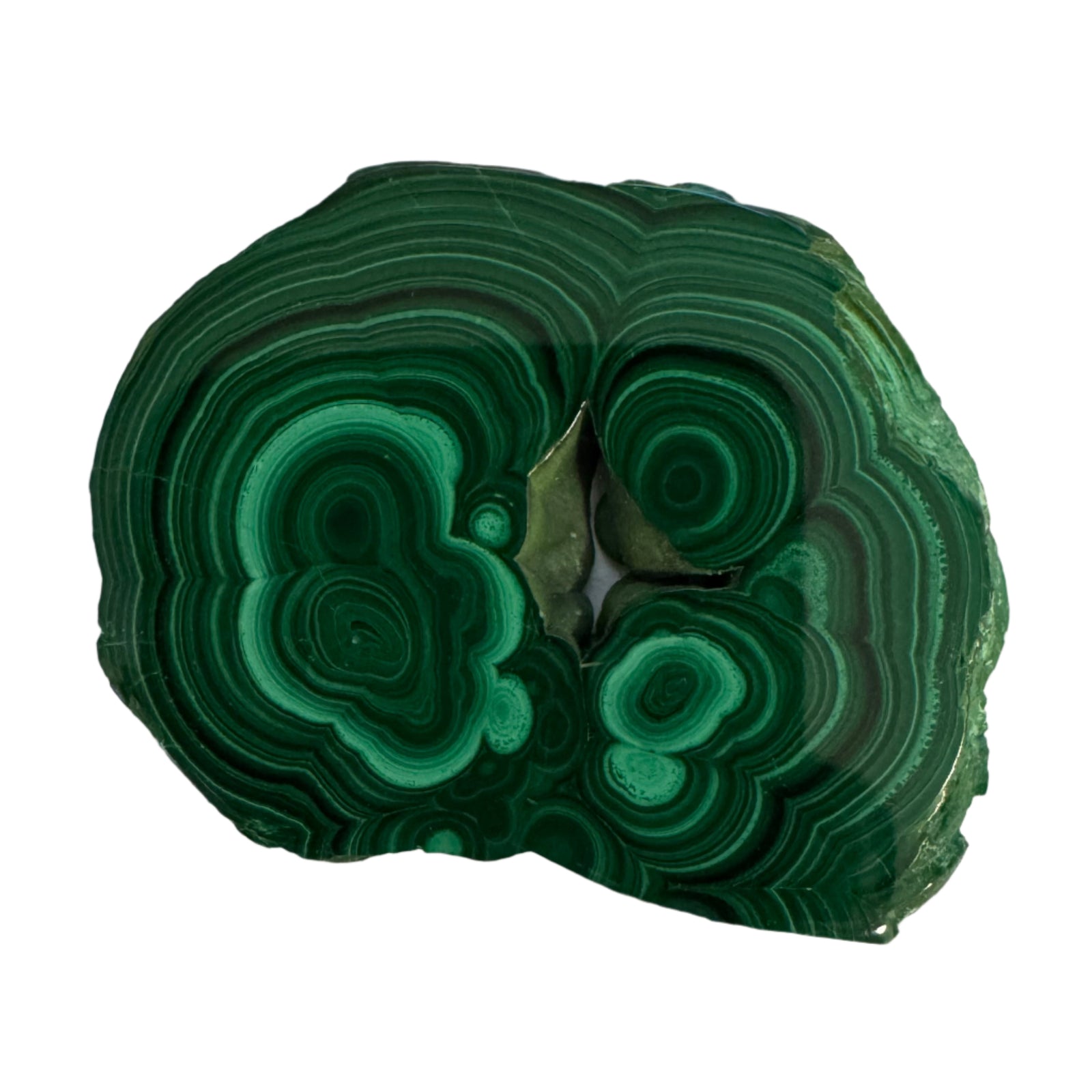 Polished Malachite Slice Specimen | Protection & Confidence