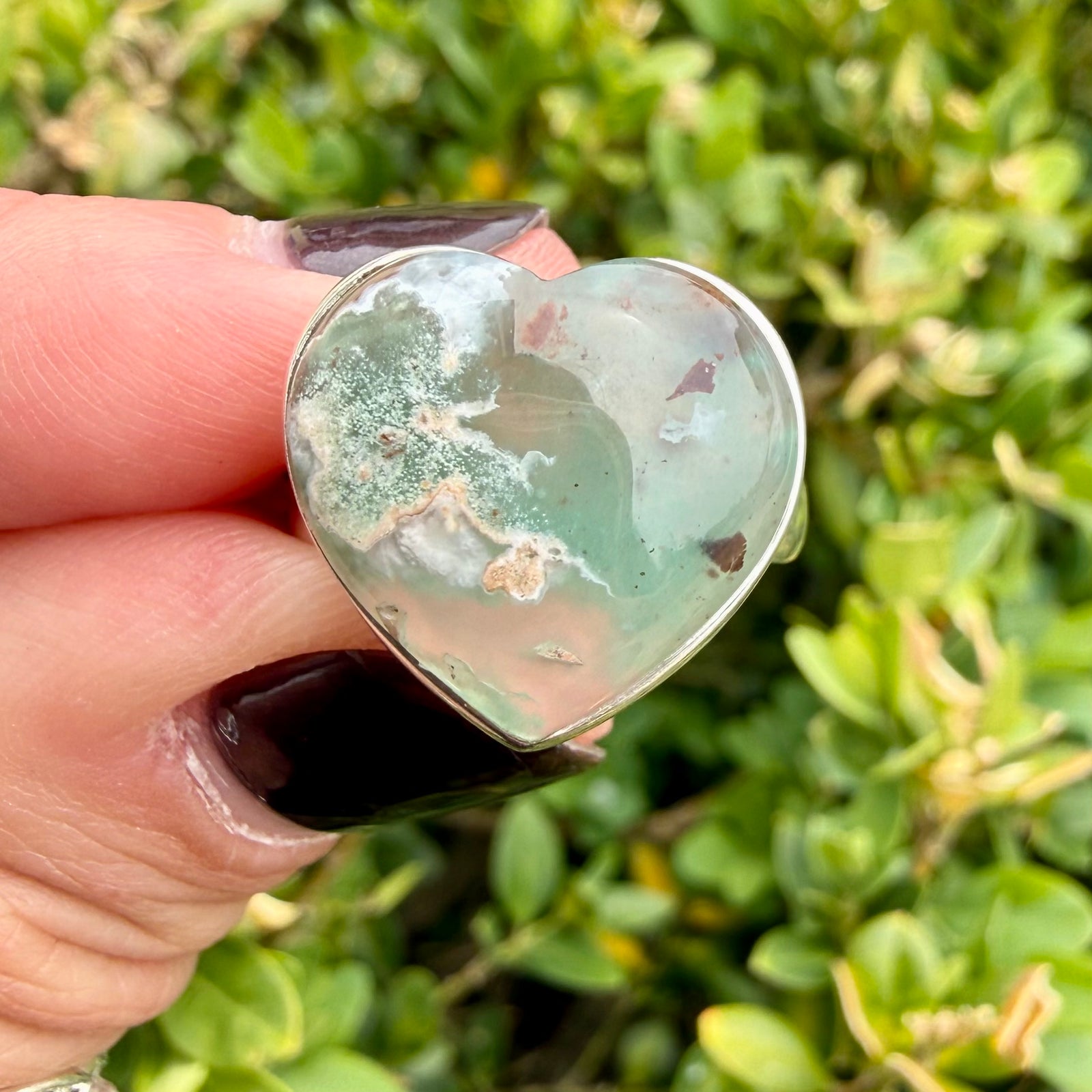 Aquaprase Sterling Silver Ring - Assorted Sizes