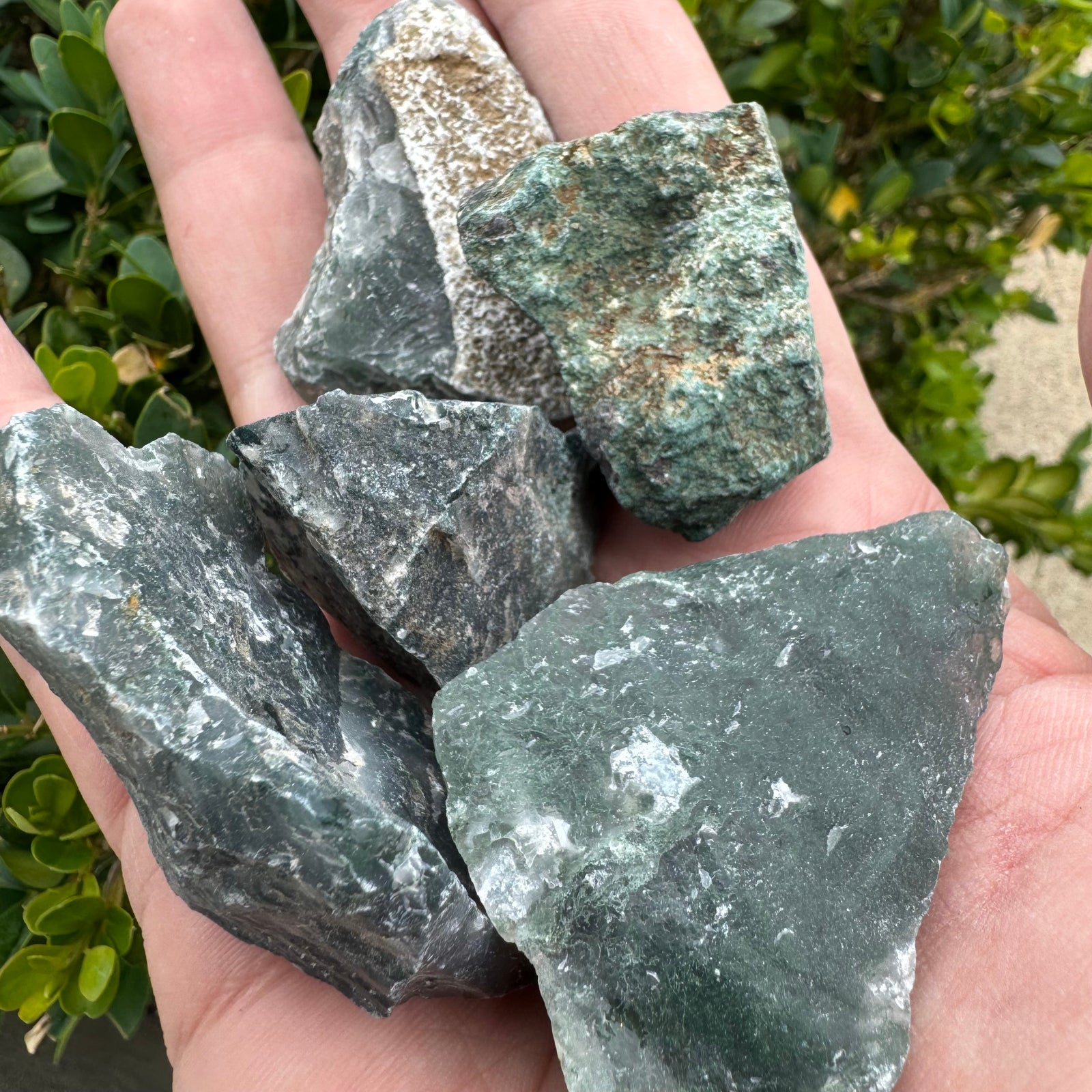 Moss Agate Natural Gemstone | Stability & Manifestation