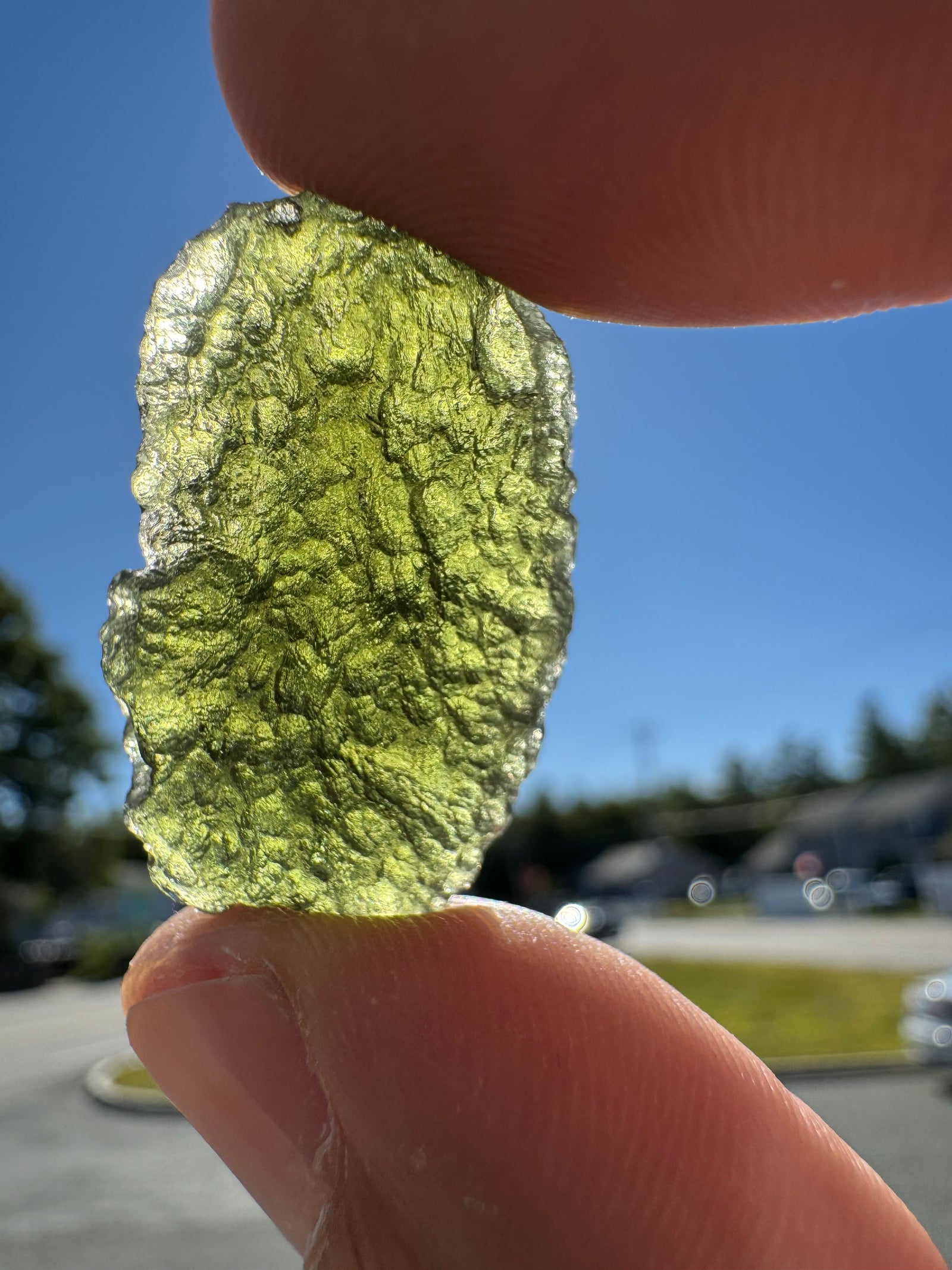 Rare Moldavite Natural Gemstone Specimen - 8g