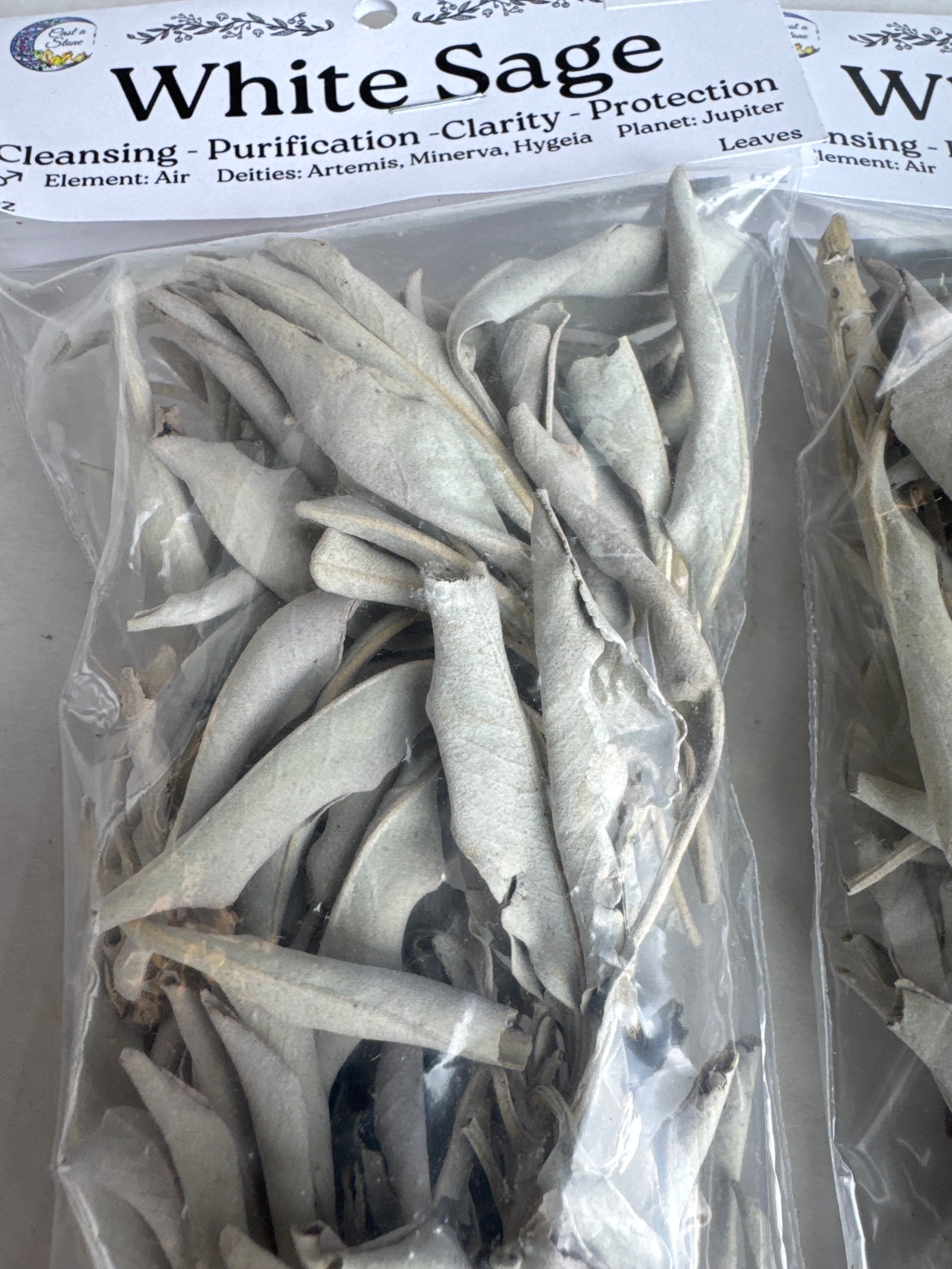 White Sage 1oz (Salvia Apiana) | Sacred Smudge Herb for Cleansing & Protection