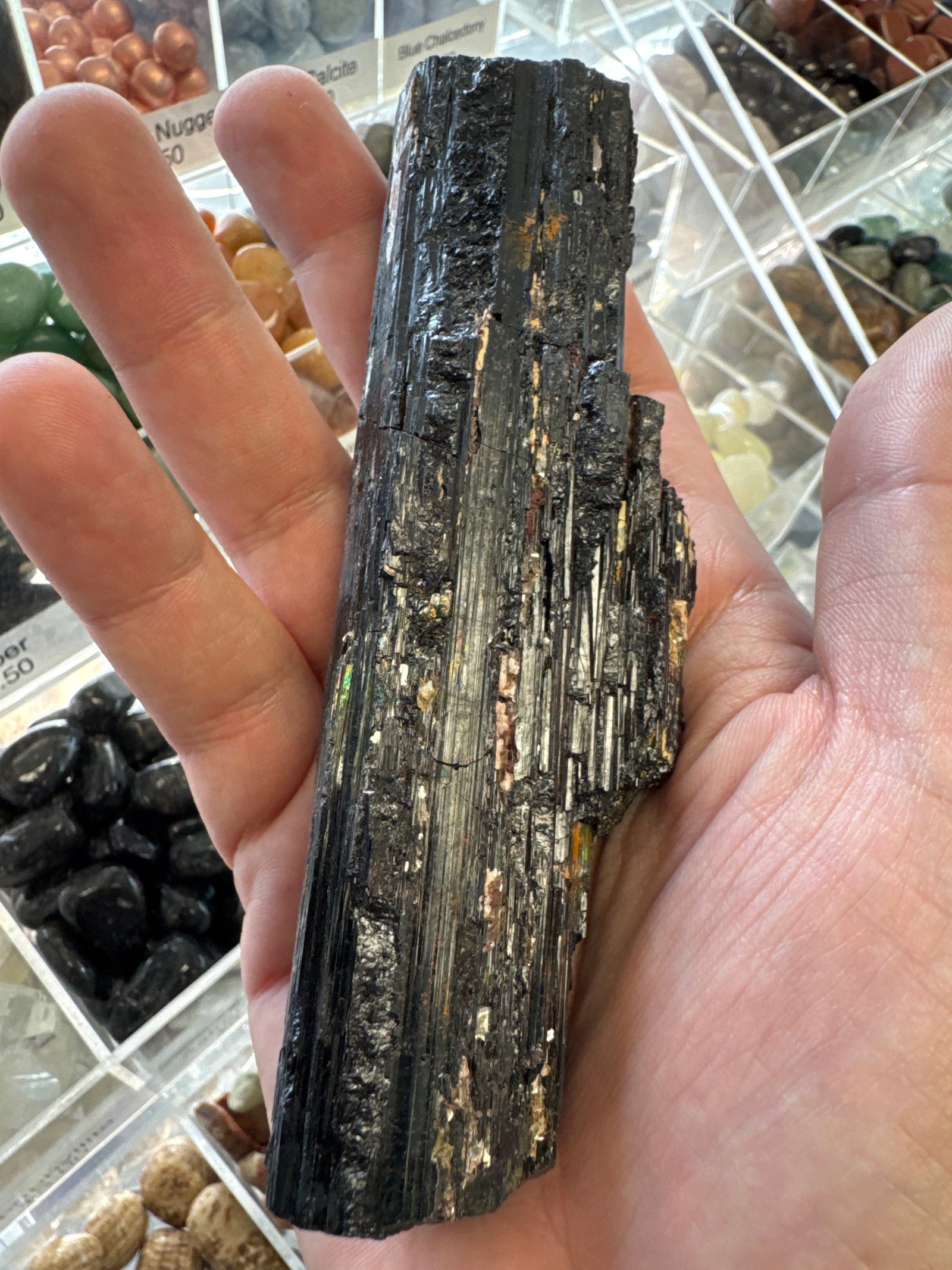 Premium Black Tourmaline Natural Gemstone