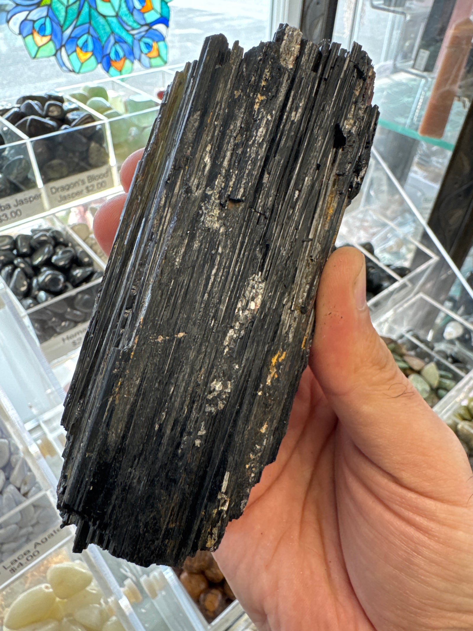 Premium Black Tourmaline Natural Gemstone