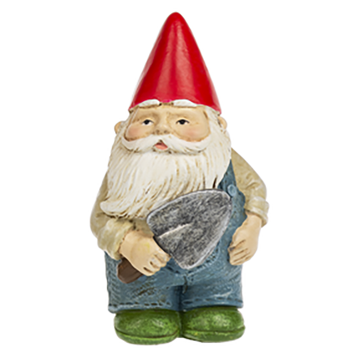 Gnome with Spade Shovel