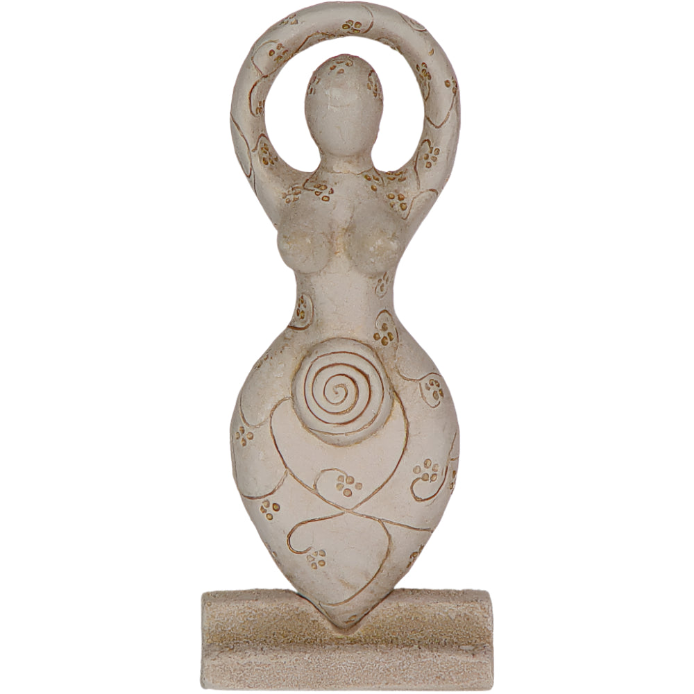Gypsum Cement Spring Goddess Figurine – A Symbol of Awakening & Renewal