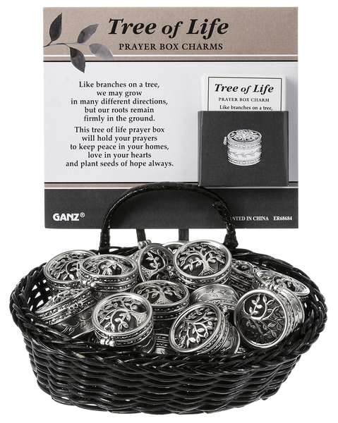 Tree of Life Prayer Box Charm