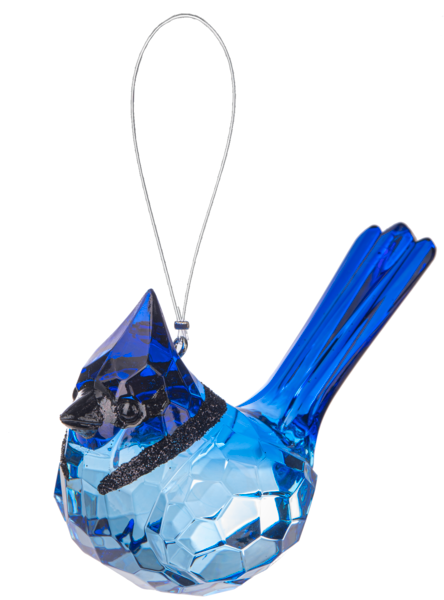 Elegant Blue Jay Ornament