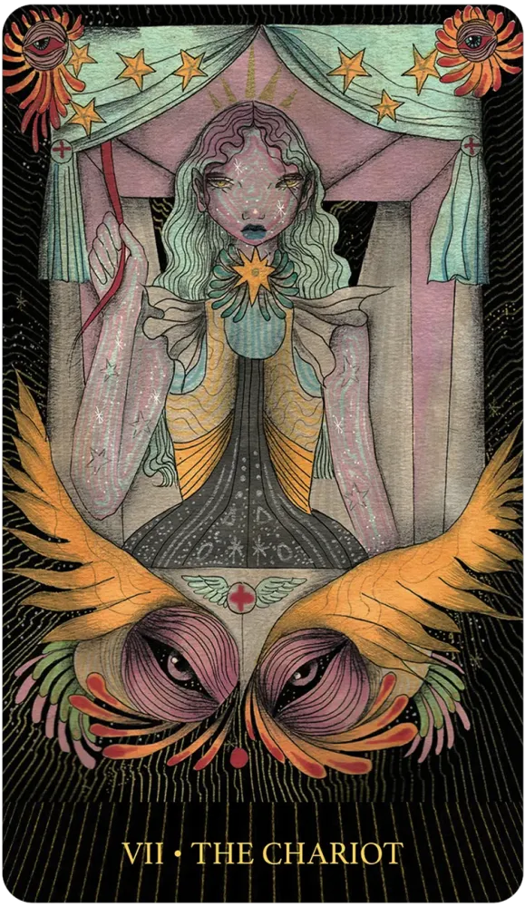 The Mind's Eye Tarot by Olivia Rose – 78 Gold Gilt-Edged Cards & 172-Page Illustrated Guidebook | U.S. Games