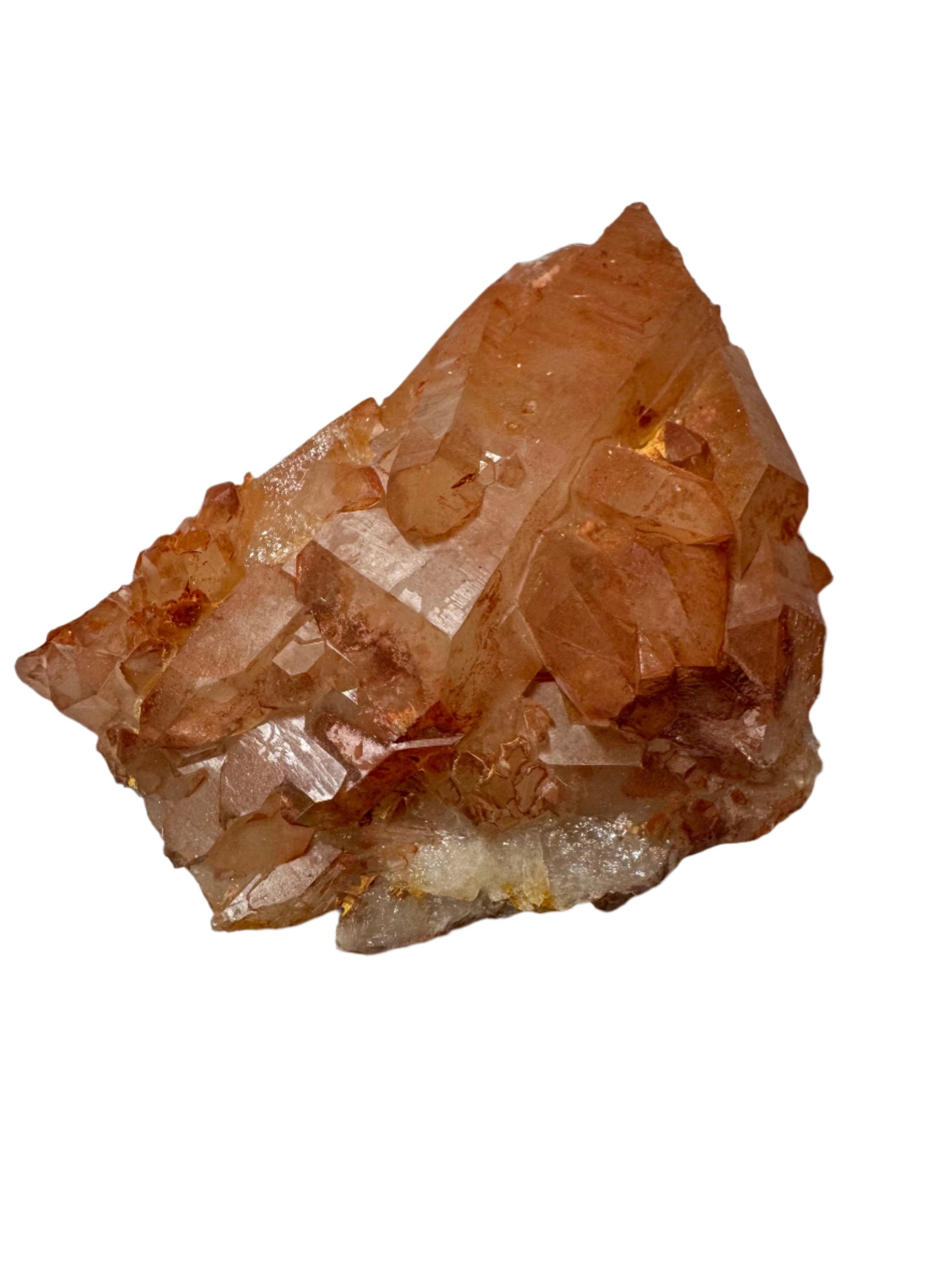 Morocco Red Hematite Quartz Cluster