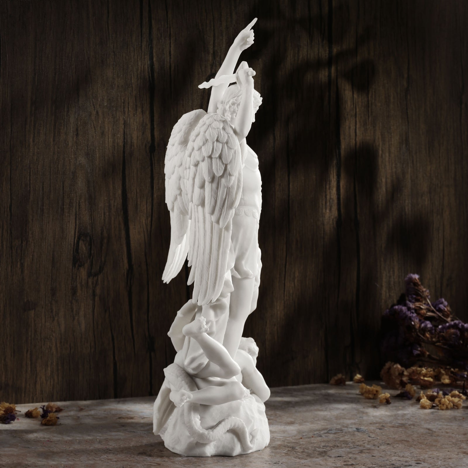Archangel Michael vs. Satan Statue - Duret Replica | Divine Triumph