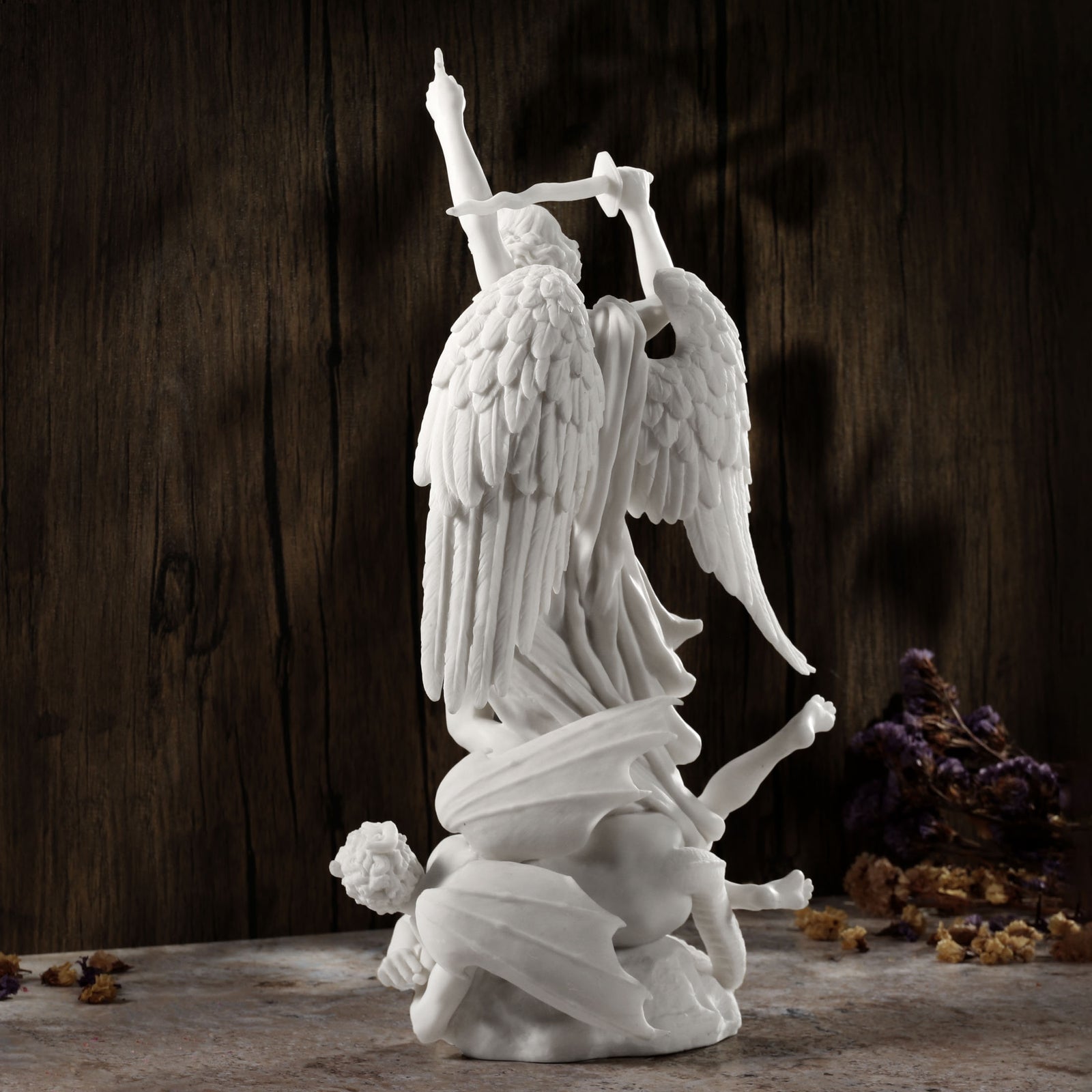 Archangel Michael vs. Satan Statue - Duret Replica | Divine Triumph