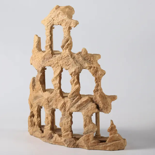 Greek Pantheon Display Stand – Showcase 12 Olympian Gods | Polystone Classical Temple-Inspired Decor