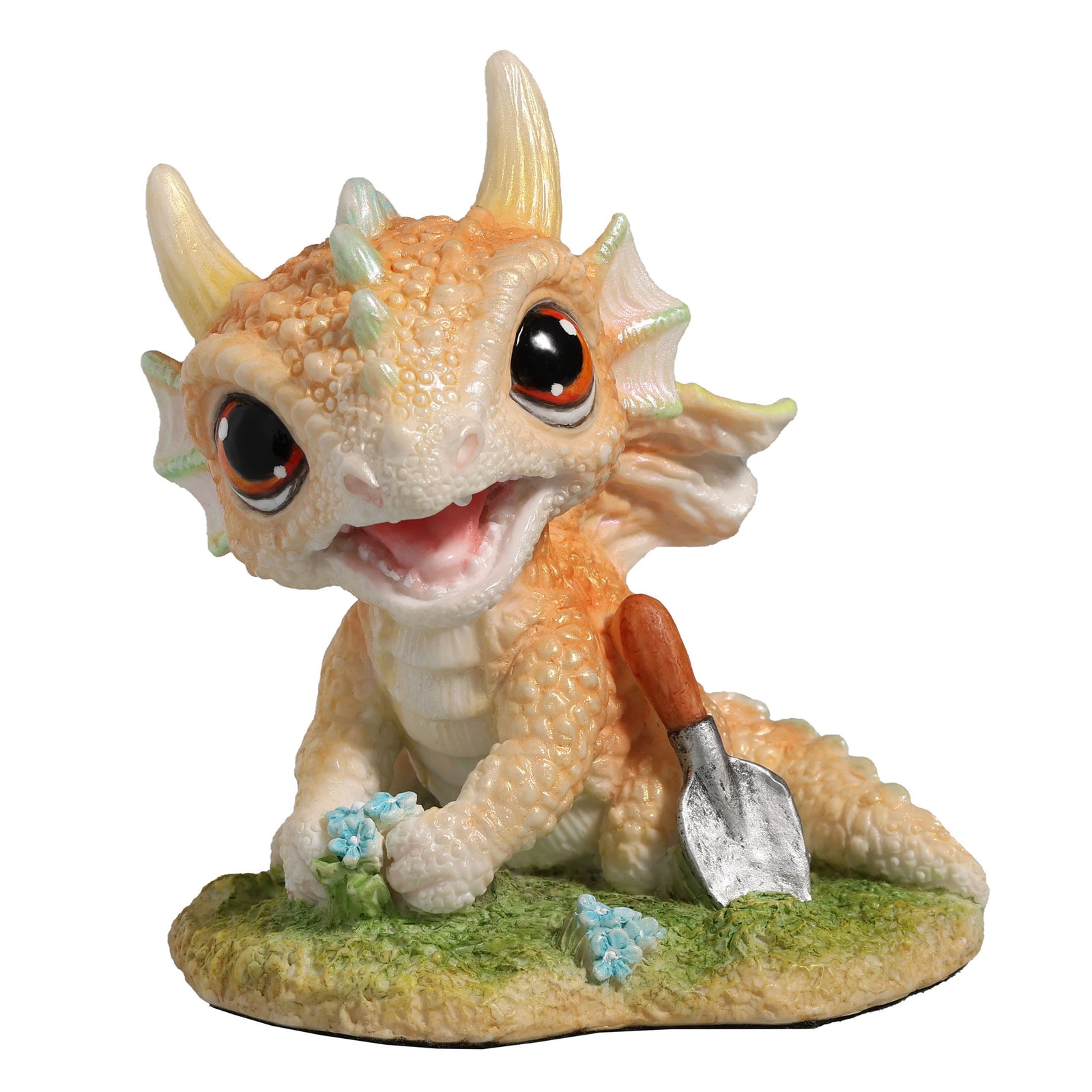 Groundskeeper Baby Dragon Gardening Statue