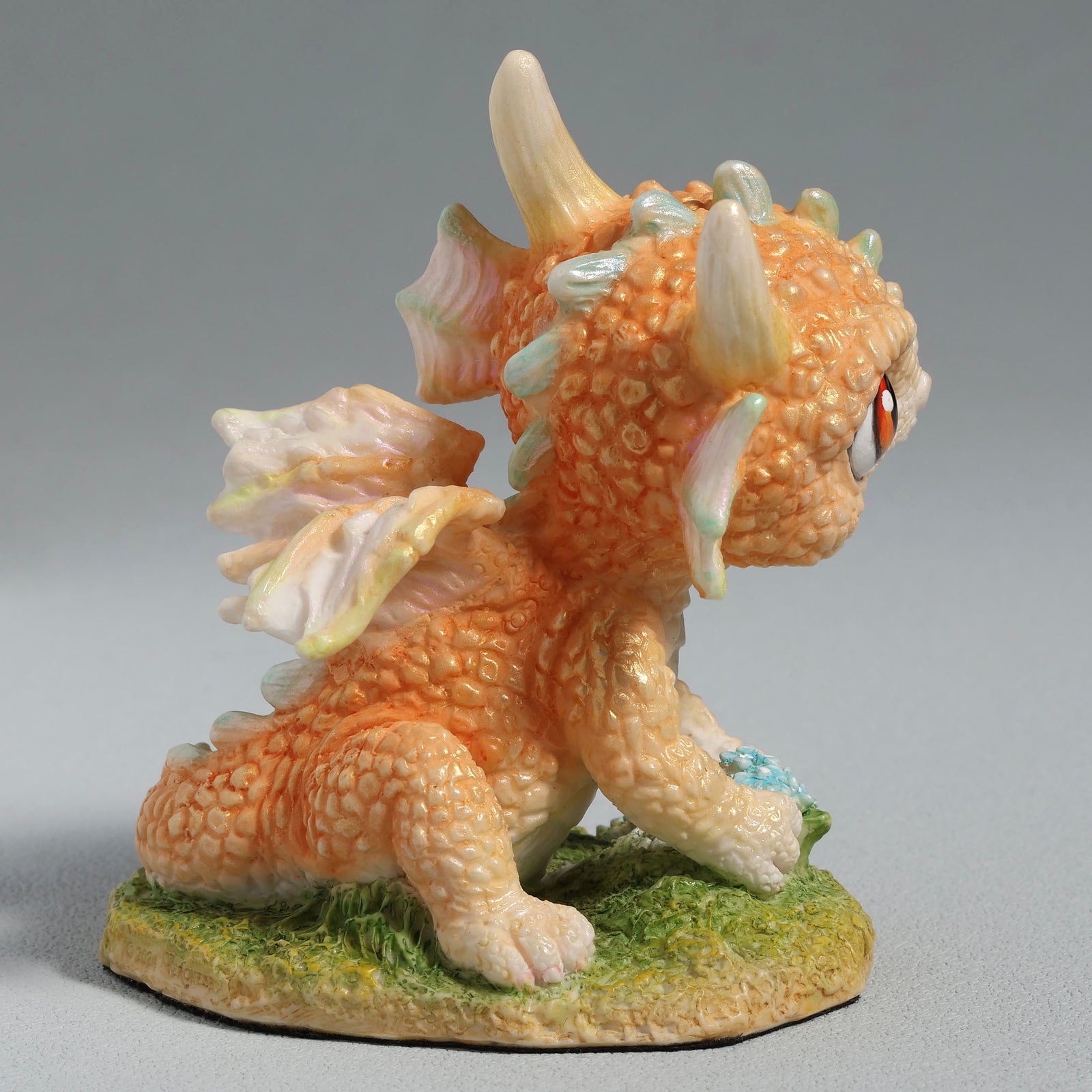 Groundskeeper Baby Dragon Gardening Statue