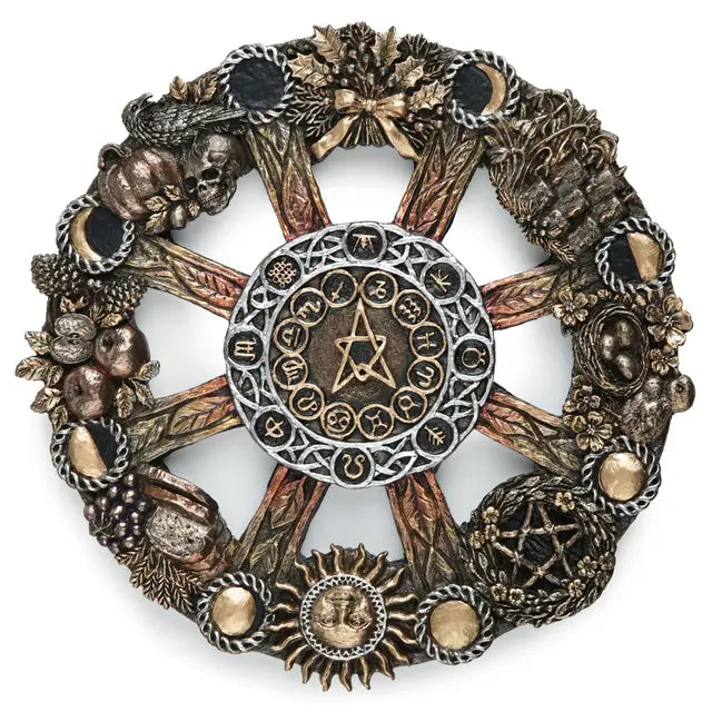 Wheel of the Year Wall Plaque | Seasonal & Spiritual Décor