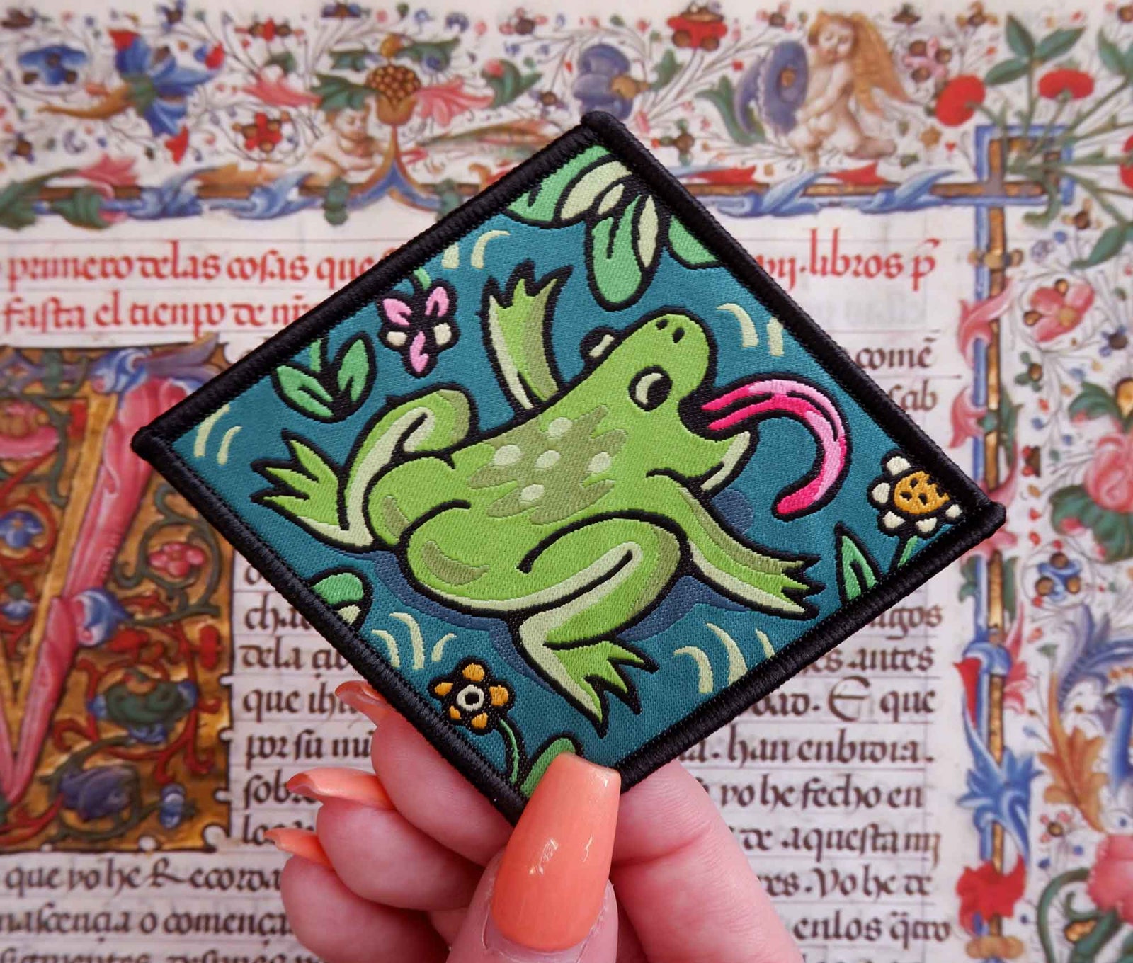 Big Booty Frog - Woven Patch