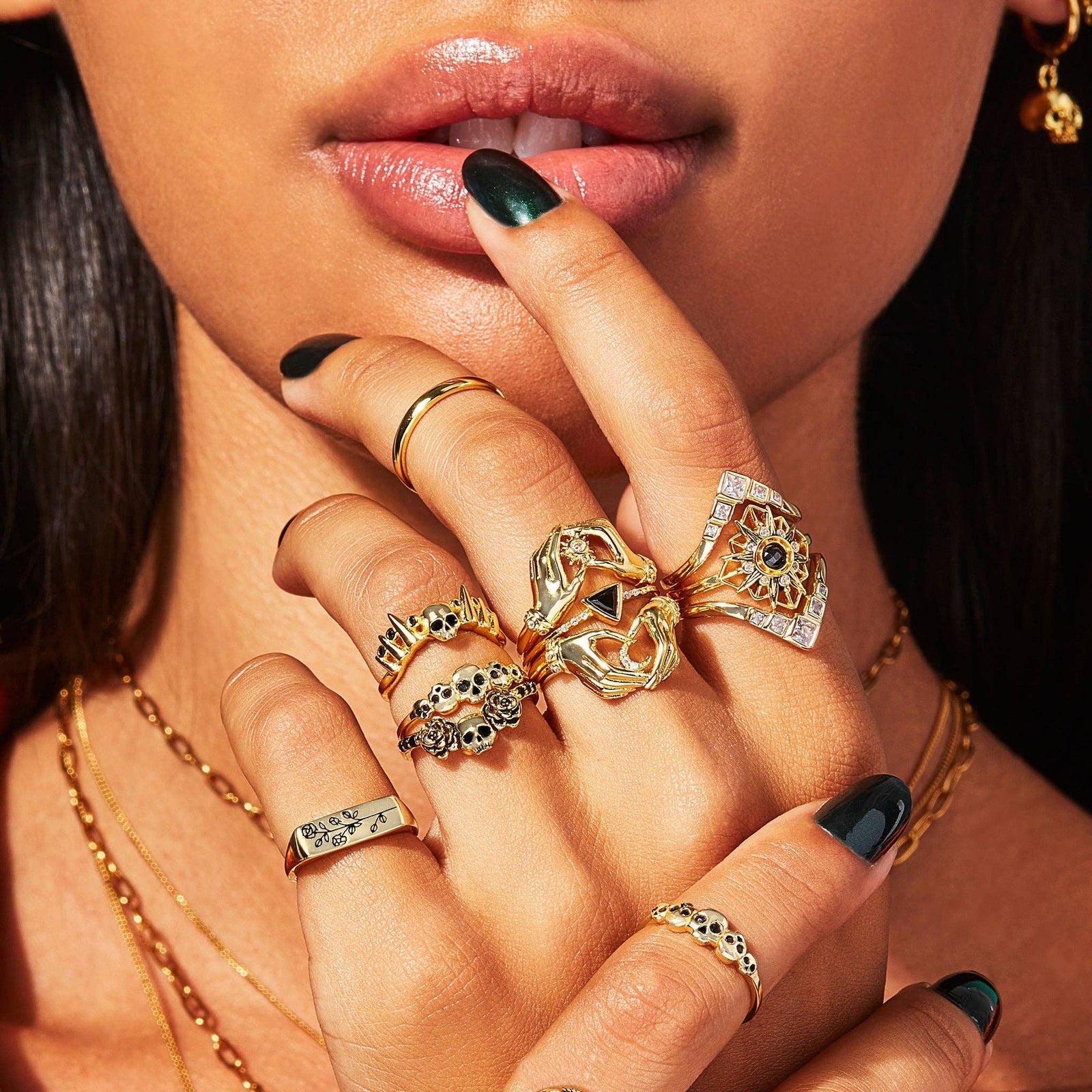 Sacred Moon Ring by Little Rooms