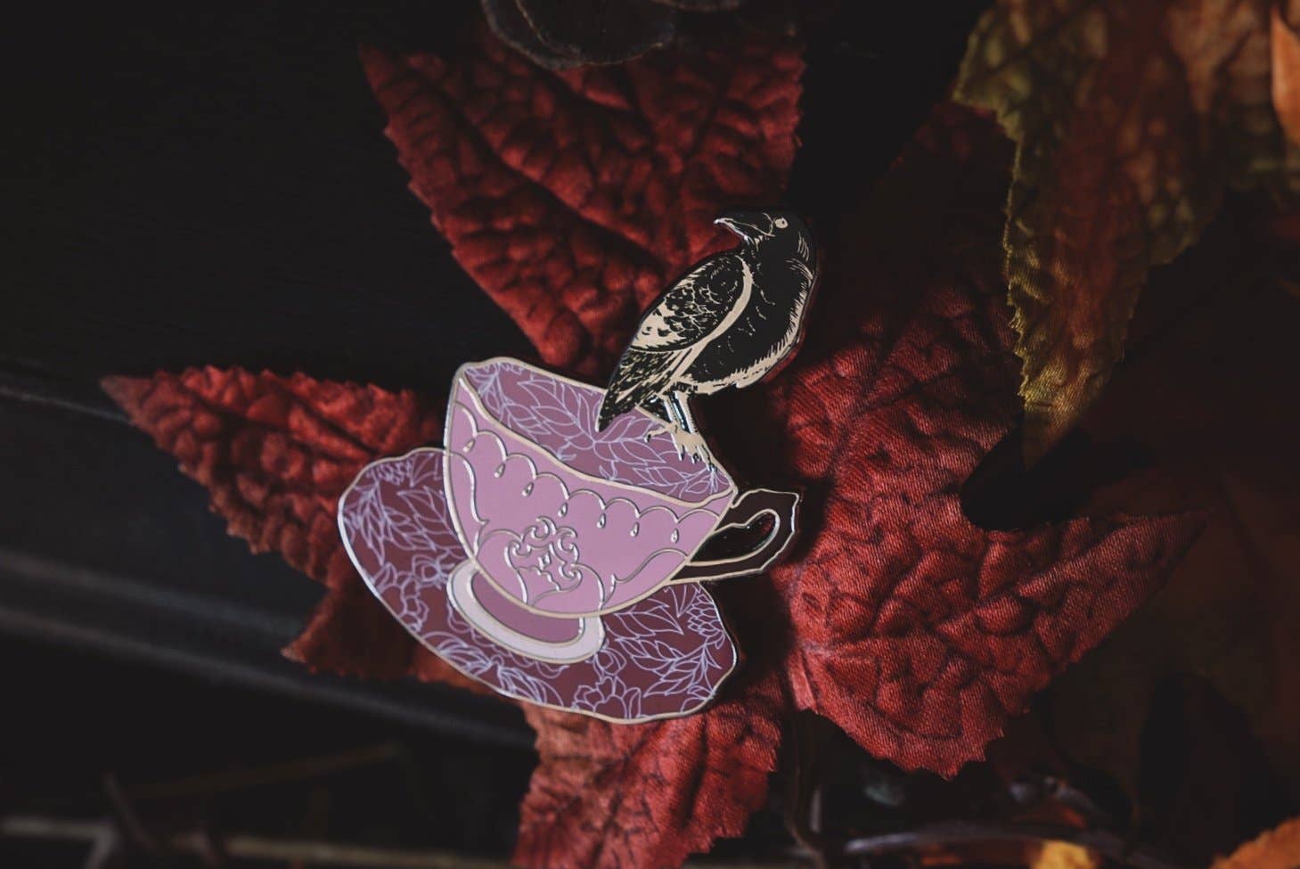 Nevermore Pin: Rose Tea (Blush Pink)