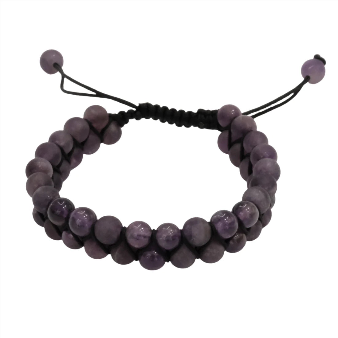 Double Row Amethyst Bracelet | Clarity, Protection & Calm