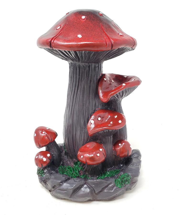 Mushroom Backflow Incense Cone Burner - 7&quot;
