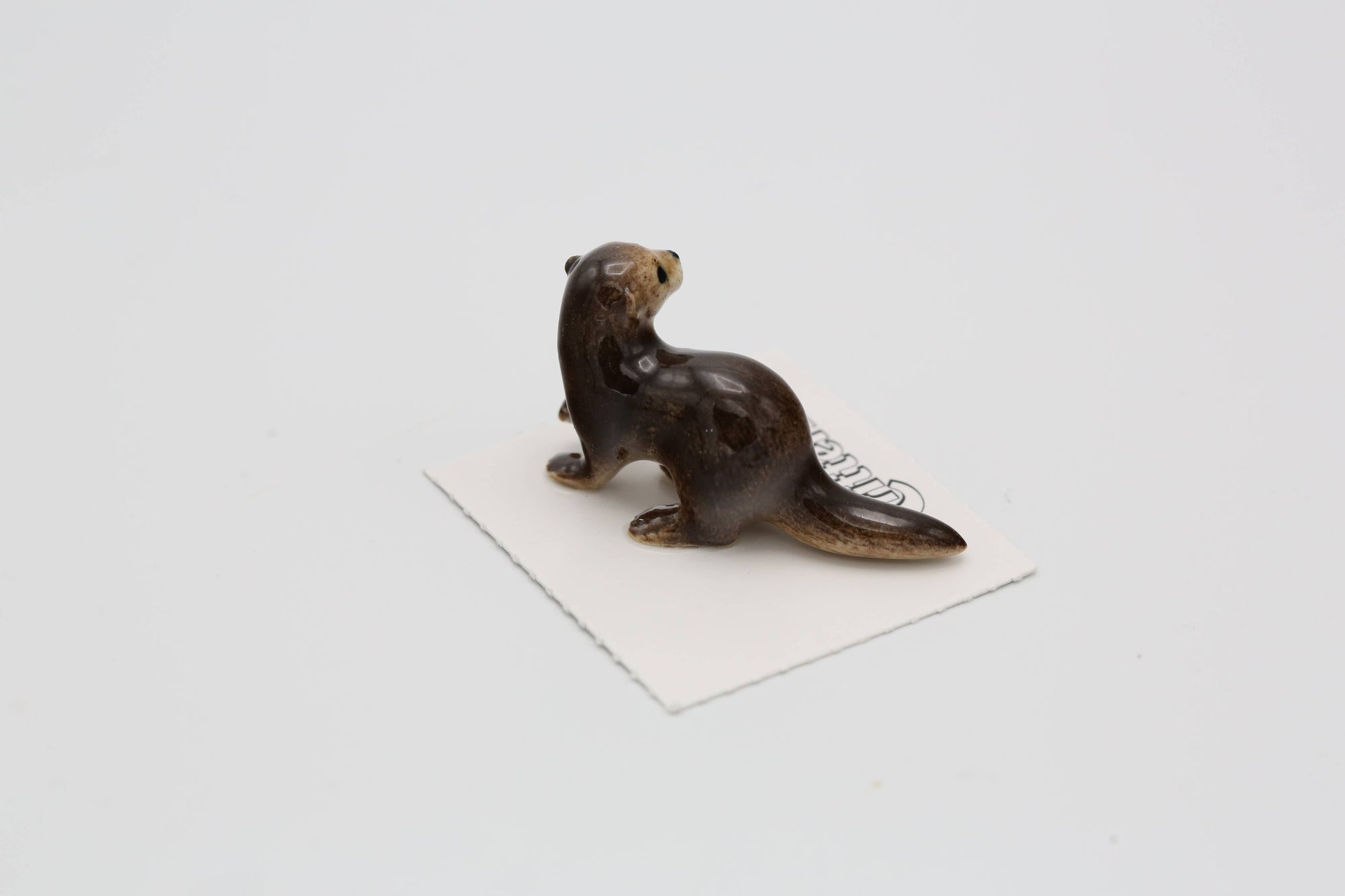 Glide River Otter Porcelain Miniature