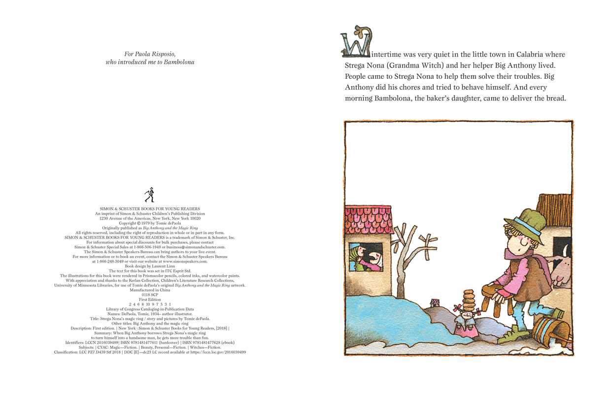 Strega Nona's Magic Ring by Tomie dePaola