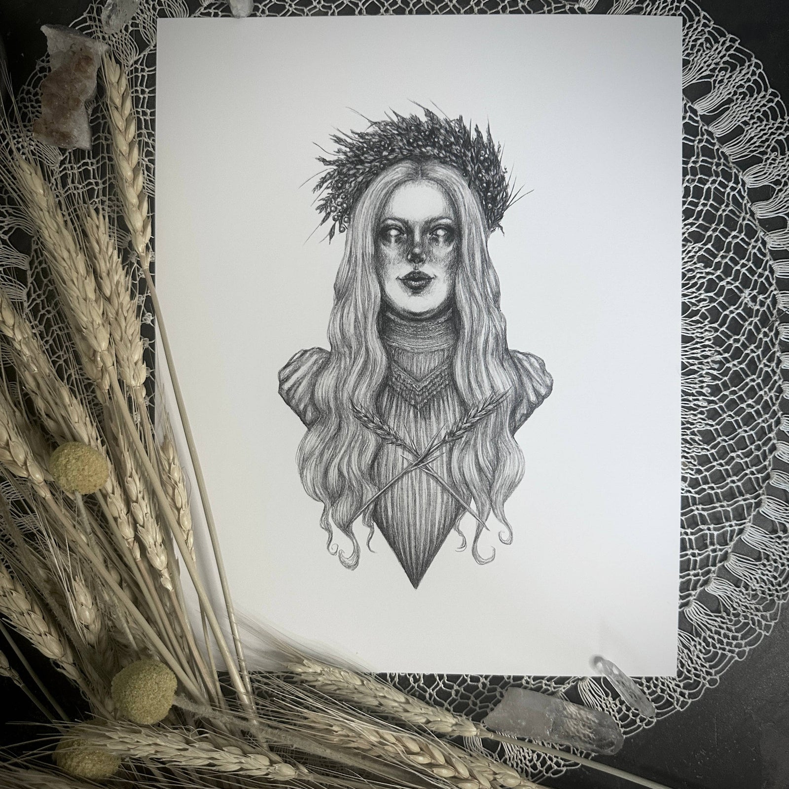 Demeter Fine Art Print - Greek Goddess of the Harvest
