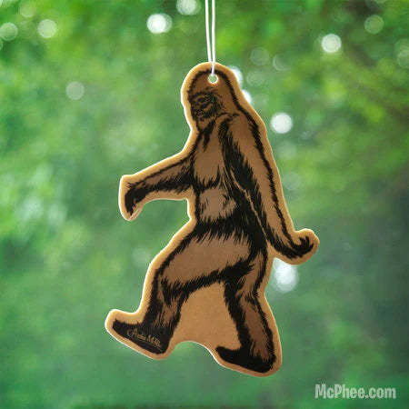 Bigfoot Deluxe Car Air Freshener 🌲 5" Pine-Scented Cryptid