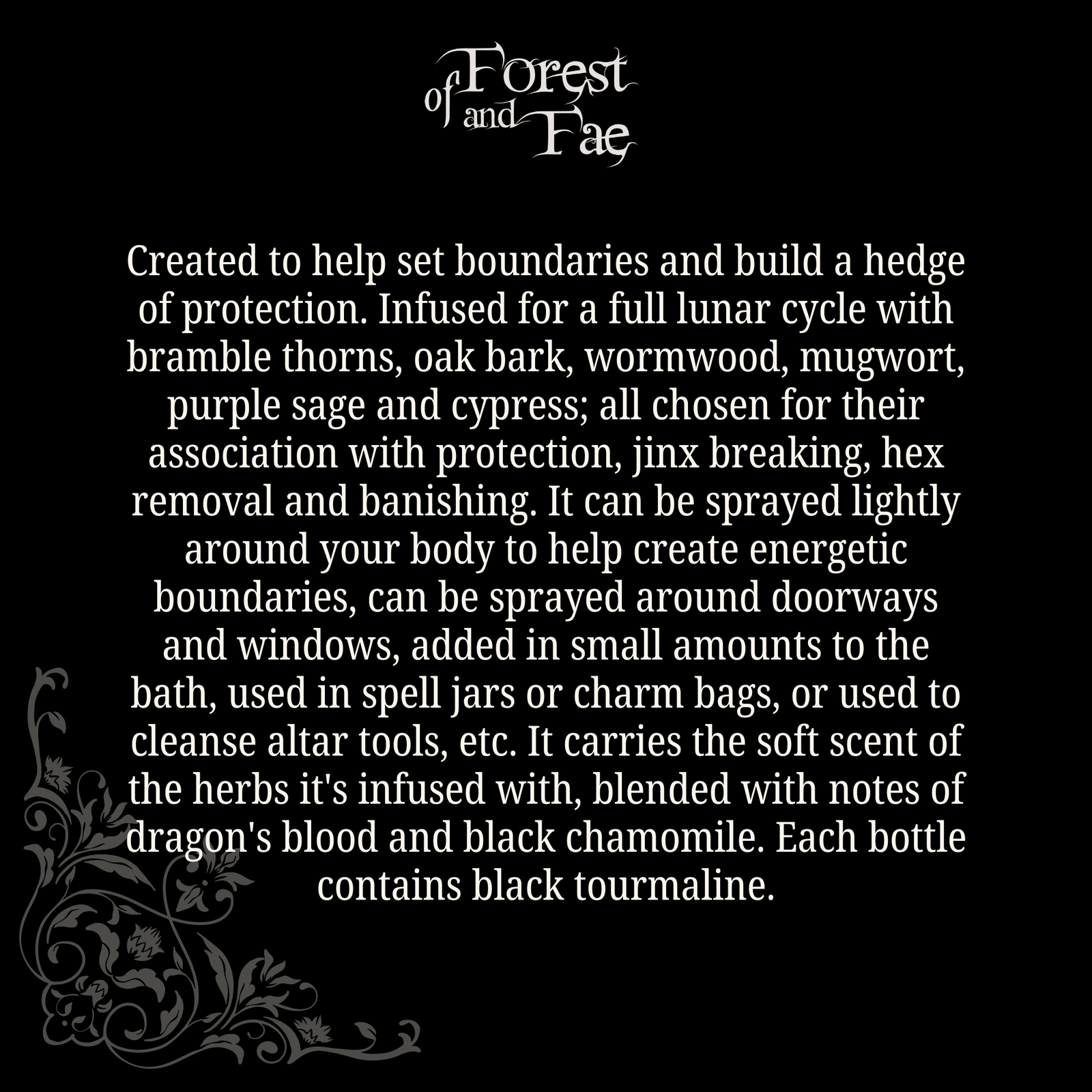 Shielding Ritual Spray • Crystal Infused • Witchcraft