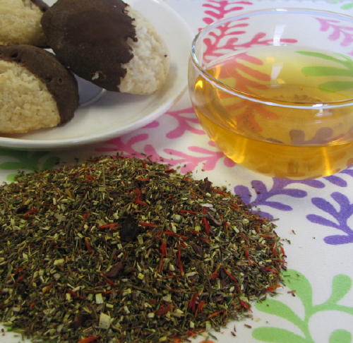 Coconut Macaroon Green Rooibos Dessert Tea