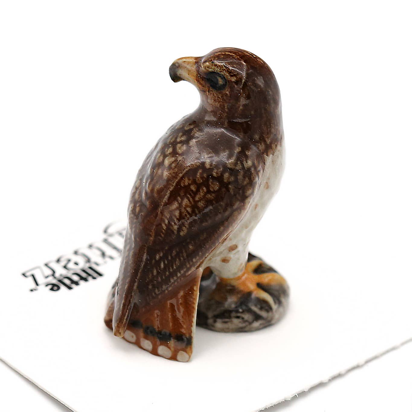 Buteo Red Tail Hawk Porcelain Miniature