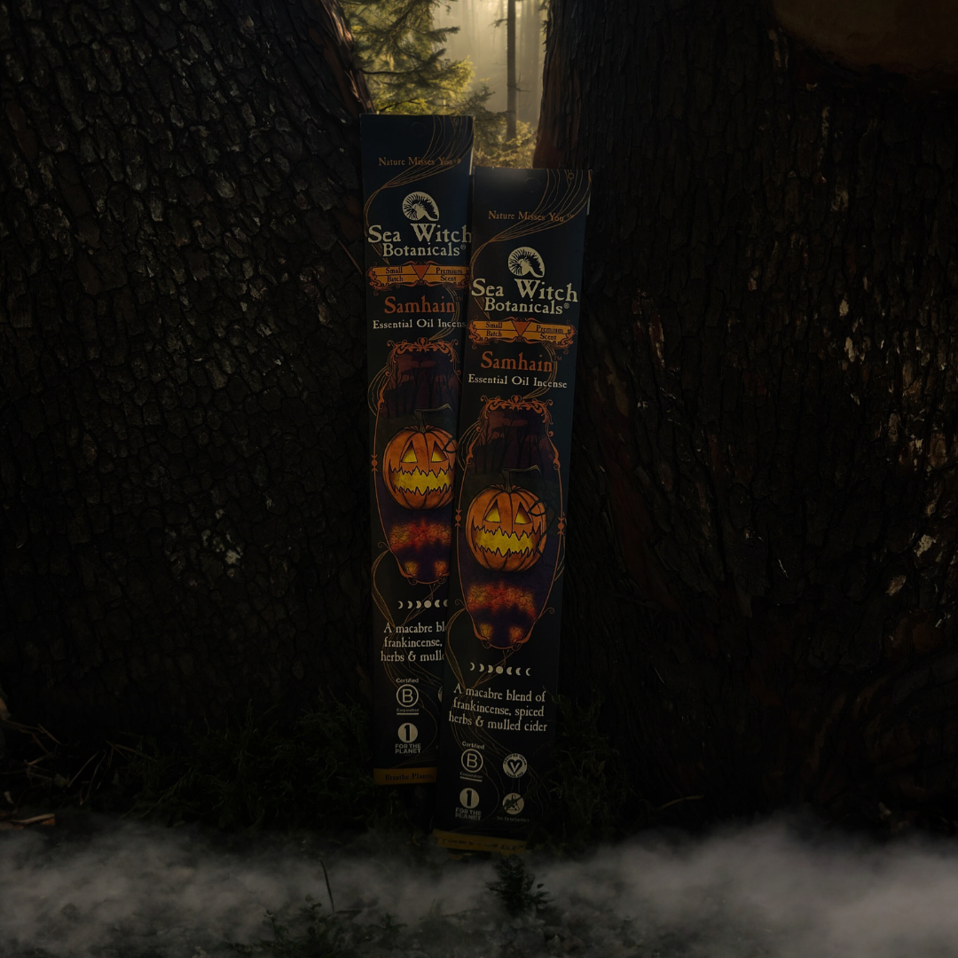 Samhain Premium Incense: with Frankincense, Spiced Herbs, & Mulled Cider