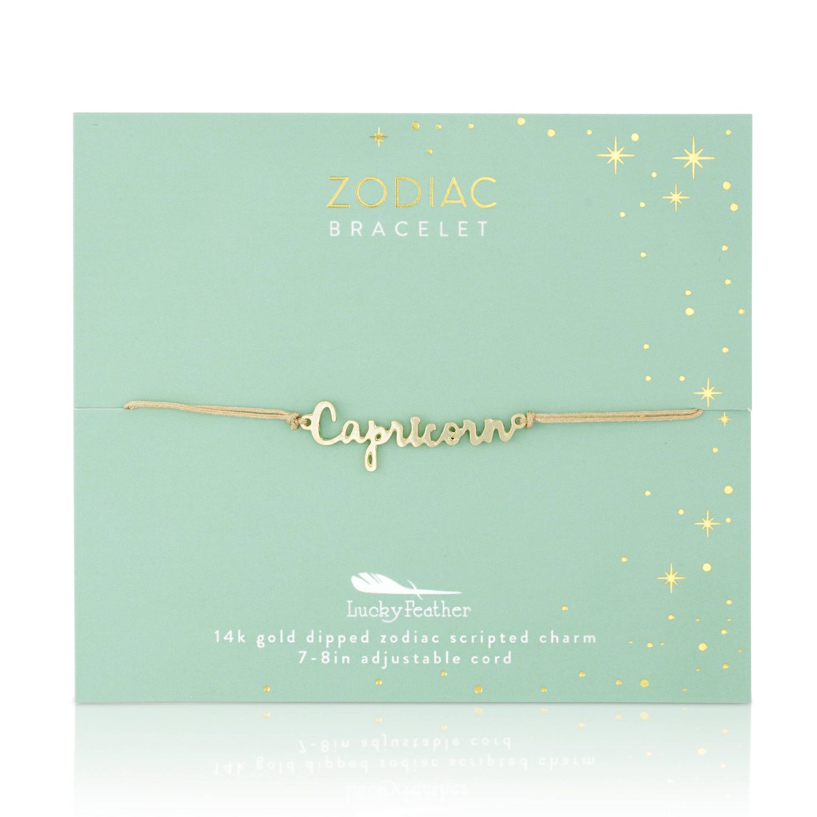 Zodiac Bracelet 14k Gold Dipped - Choose your Sign