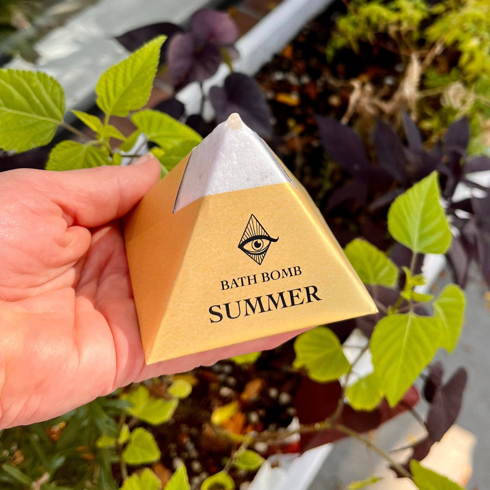 Summer | Litha Bath Bomb with Charged Crystal