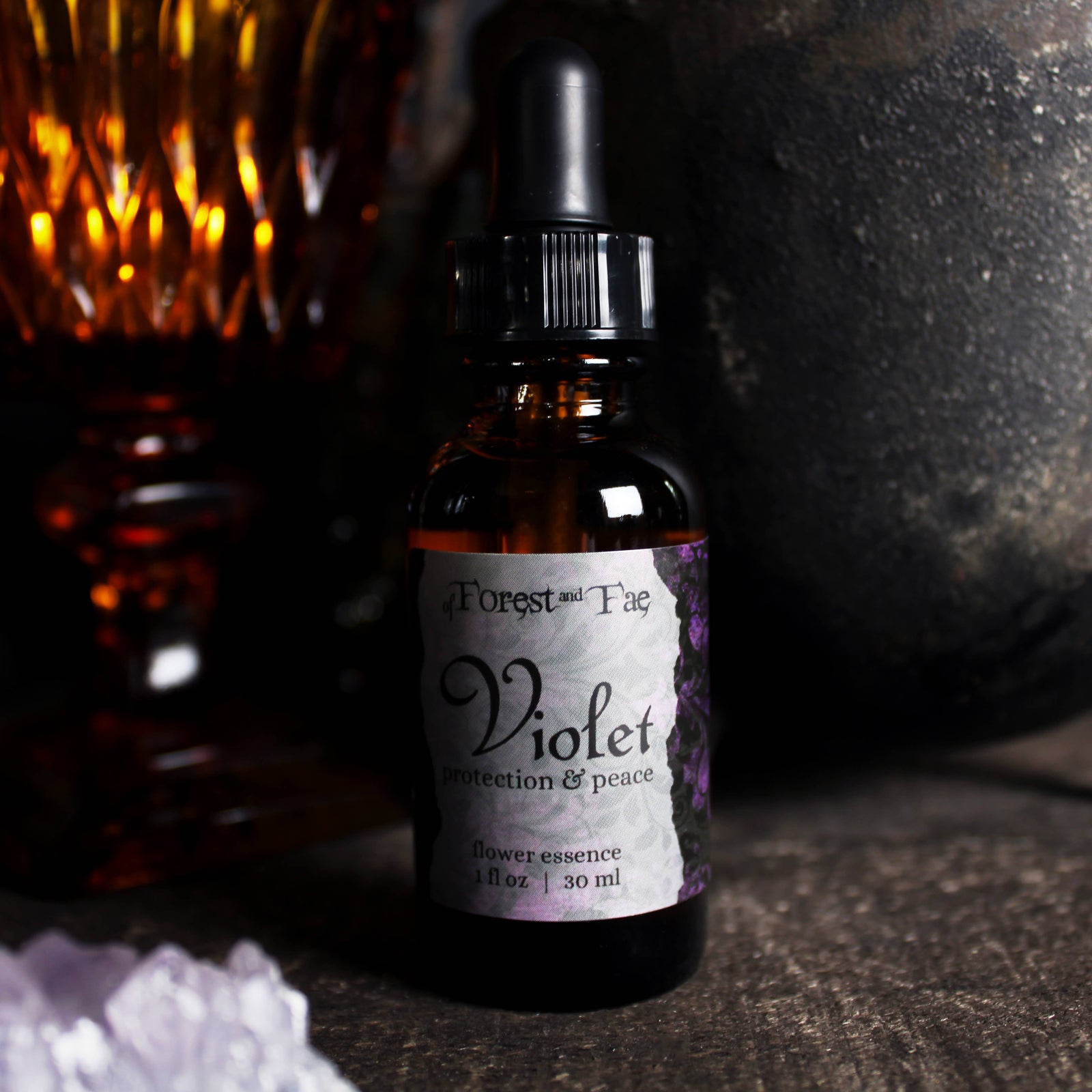 Violet Flower Essence • Protection & Peace for Deep Healing