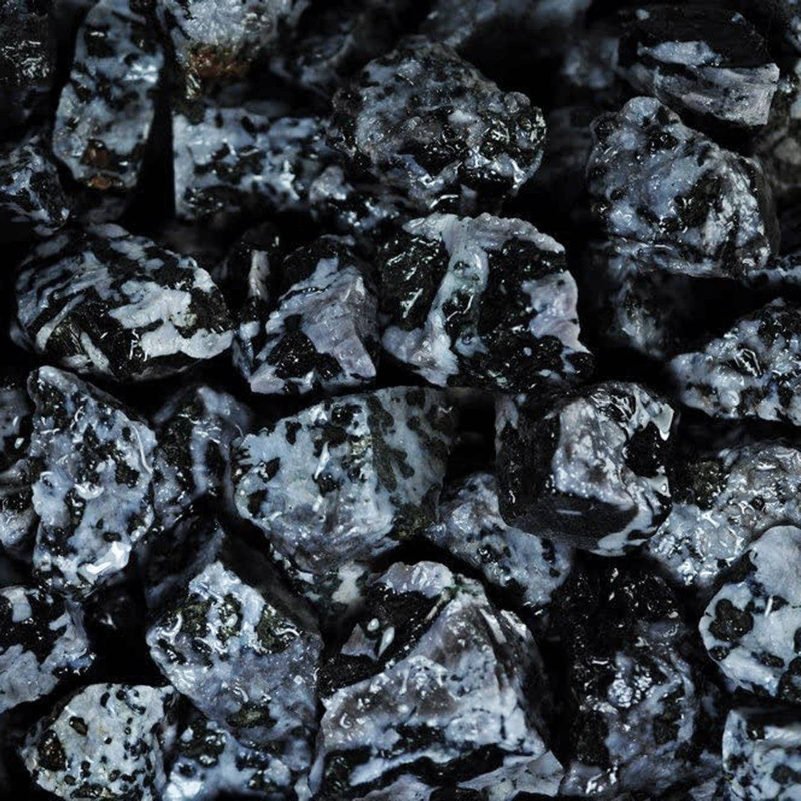 Merlinite Natural Gemstone (Indigo Gabbro) – Magic, Transformation & Spiritual Insight