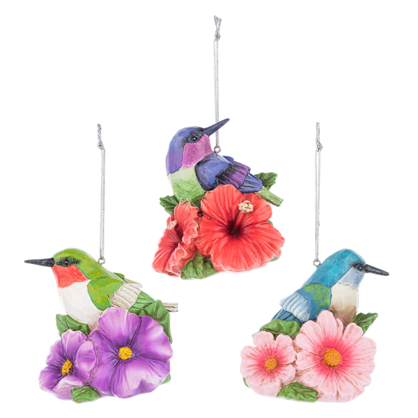 Enchanted Garden Hummingbird Ornament