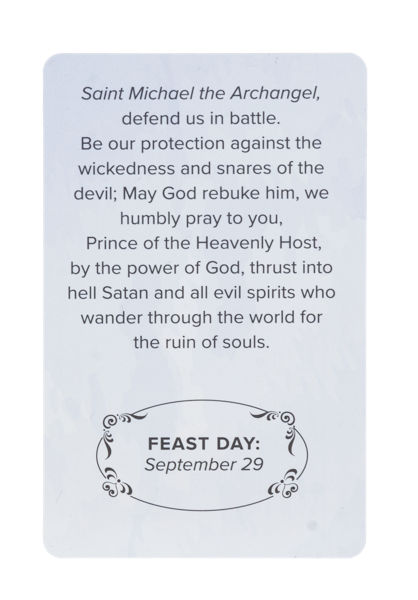 Patron Saint Pocket Card – Carry Daily Blessings & Protection