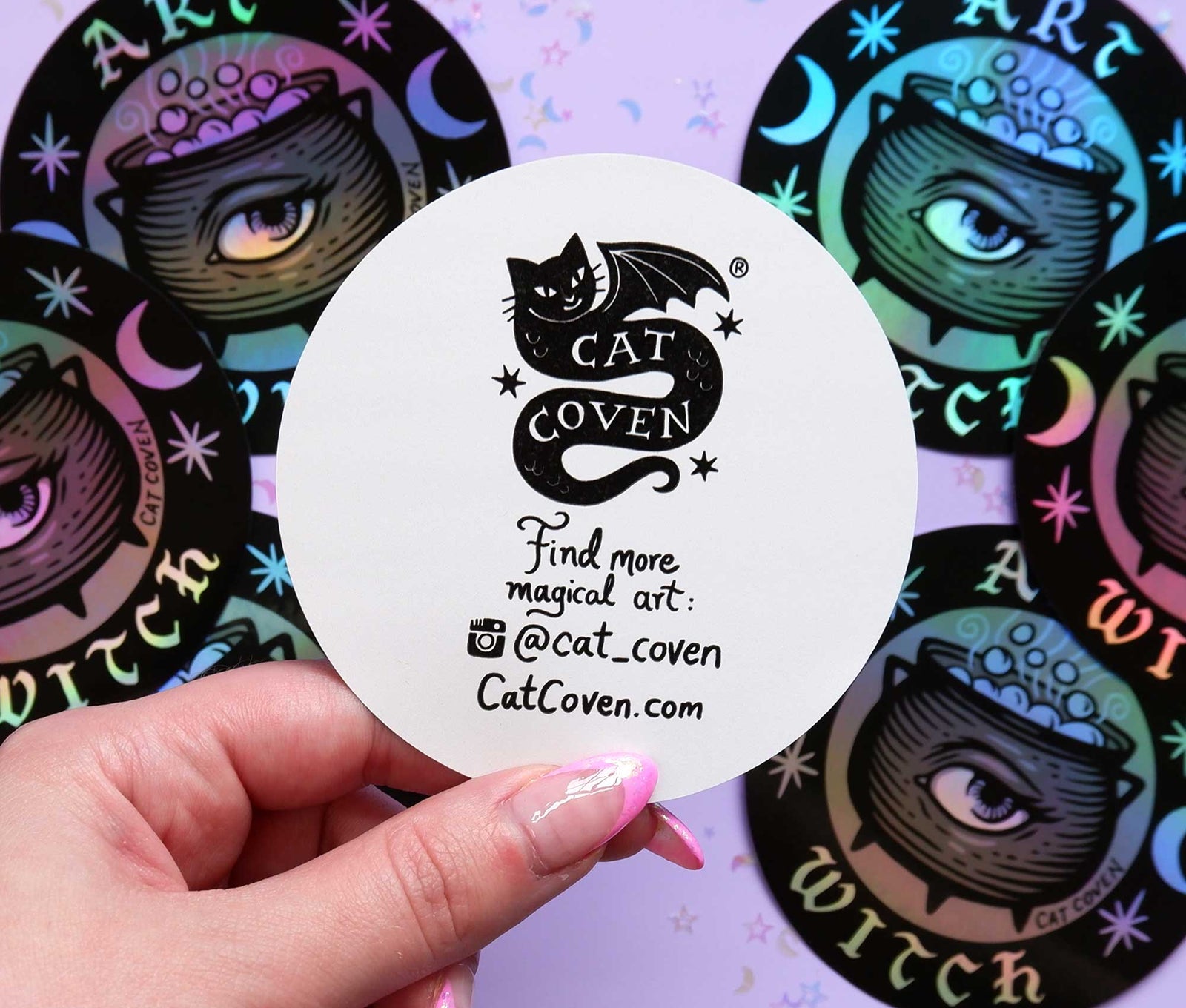 Art Witch - Holographic Sticker