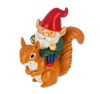 Gnome and Critter Friend Figurine | Whimsical Garden Companions