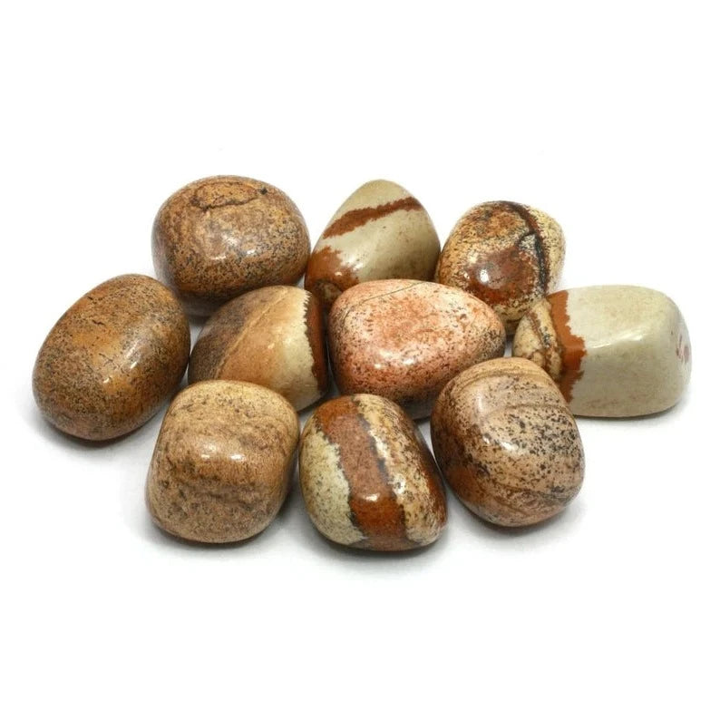 Picture Jasper Tumbled Gemstone