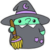 Mini Squishable Witch (7")